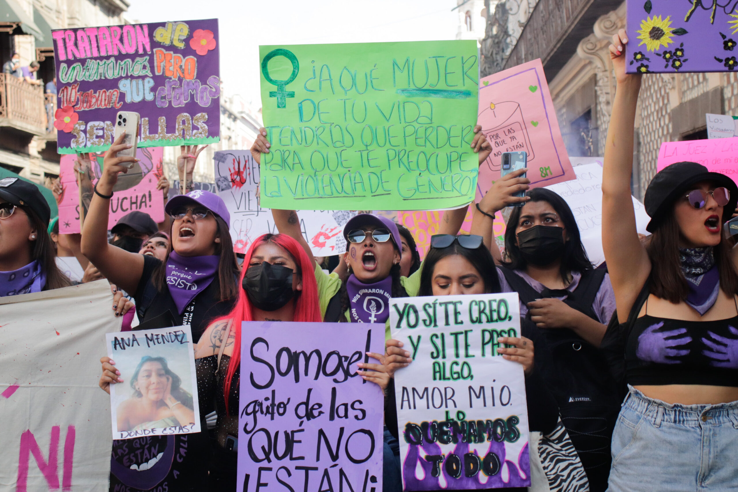 Puebla se prepara para las movilizaciones del 8M y los gobiernos estatal y municipal aseguraron respeto a las protestas.