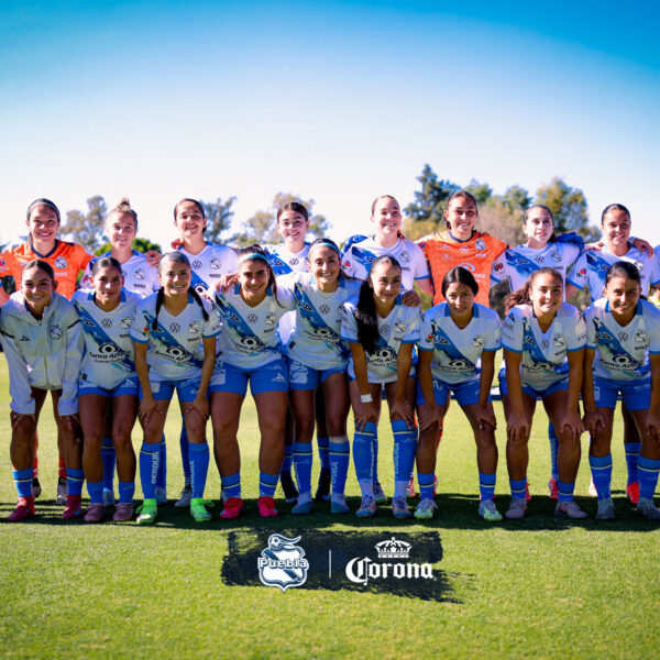Club Puebla Femenil remontó ante Atlas y sumó su segunda victoria consecutiva como local, al imponerse 2-1 en la cancha del Club Alpha III. FOTO: Club Puebla Femenil.