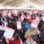 Más de 5 mil padres de familia asistieron a la asamblea informativa de la Beca "Rita Cetina" en San Martín Texmelucan.