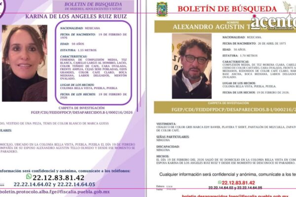 Los cuerpos de un hombre y una mujer fueron hallados en la comunidad de La Rinconada, en Chignahuapan, en los límites entre Puebla y Tlaxcala. Autoridades aún no han confirmado la identidad.