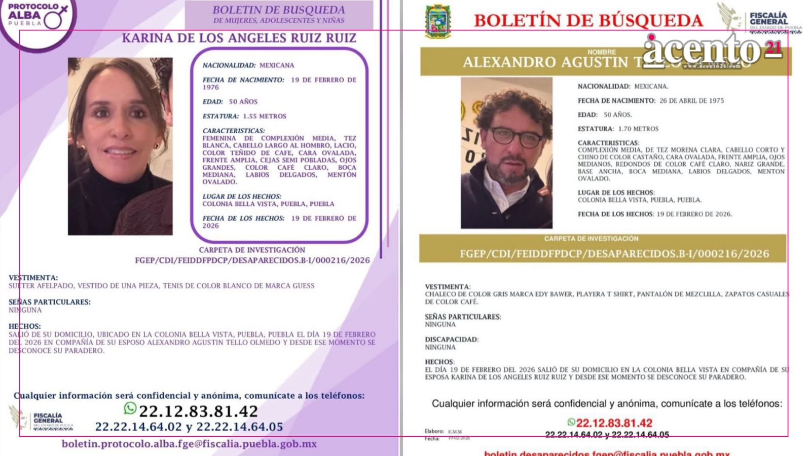 Los cuerpos de un hombre y una mujer fueron hallados en la comunidad de La Rinconada, en Chignahuapan, en los límites entre Puebla y Tlaxcala. Autoridades aún no han confirmado la identidad.