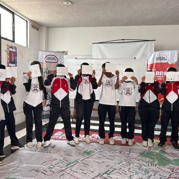 Con talleres dirigidos a niñas y niños del Centro Histórico, el Gobierno de la Ciudad impulsa el programa “Mi Barrio, Mi Patrimonio”.