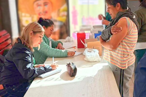 El Gobierno de San Martín Texmelucan realizó una jornada gratuita de vacunación para reforzar la protección contra el sarampión y otras enfermedades.