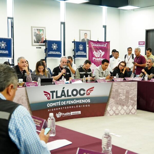 Comité Tláloc intensifica labores preventivas en Puebla; retiran más de 70 toneladas de basura, previo a la temporada de lluvias.
