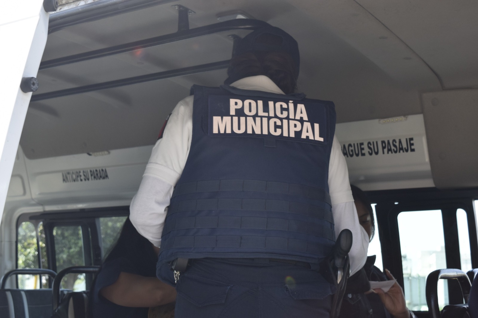 San Pedro Cholula refuerza seguridad en transporte público con Operativo Pasajero Seguro