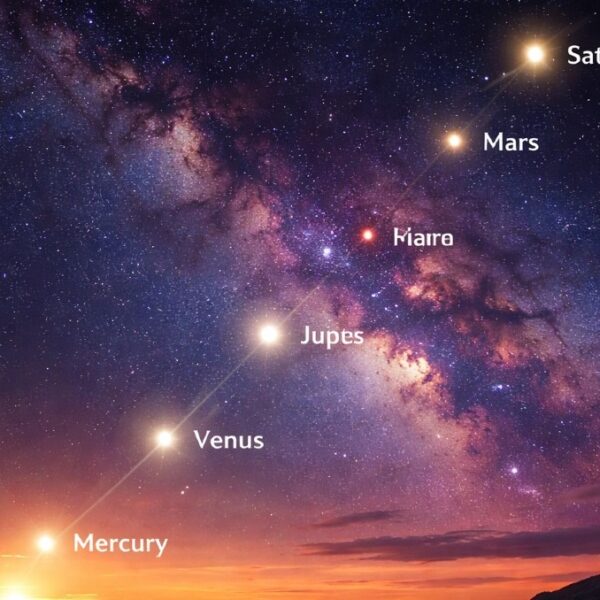 El cielo de febrero ofrecerá un espectáculo poco habitual con seis planetas podrán apreciarse en una misma franja celeste durante el atardecer del 28 de febrero. IMAGEN: Milenio.