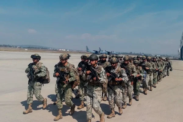 Los militares reforzarán las actividades de búsqueda de los 10 mineros desaparecidos desde el pasado 23 de enero. FOTO: SEDENA.