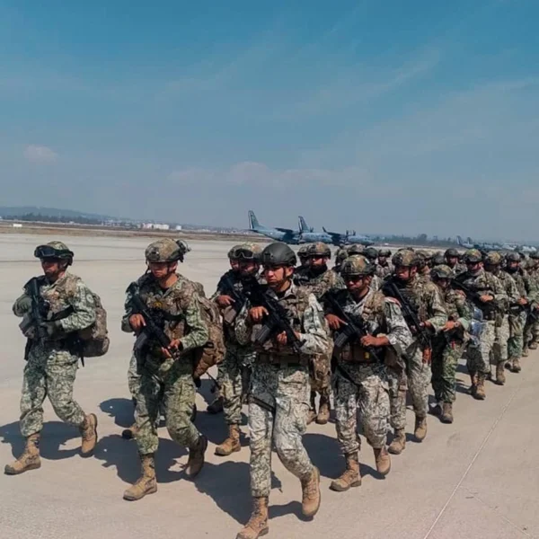 Los militares reforzarán las actividades de búsqueda de los 10 mineros desaparecidos desde el pasado 23 de enero. FOTO: SEDENA.