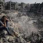 Una investigación documentó cómo miles de personas en Gaza han quedado reducidas a restos tras bombardeos de Israel que emplean armamento de altísima temperatura. FOTO: Getty Images.