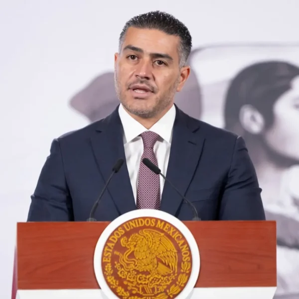 Harfuch confirmó 27 fallecidos de elementos de seguridad, además DE una civil embarazada. 30 integrantes de la delincuencia organizada perdieron la vida. FOTO: Presidencia de México.