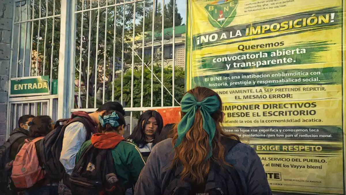 Al menos 14 escuelas normales y tres unidades de la Universidad Pedagógica Nacional en Puebla mantienen paro de labores en rechazo a la designación de directores. FOTO: Puebla En Línea.