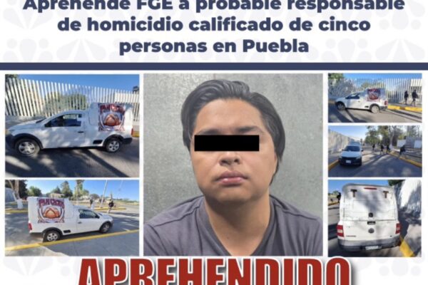 Tras casi un año de investigaciones, la Fiscalía de Puebla capturó a Axel Daniel "N", uno de los responsables de la ejecución de cinco personas en Los Fuertes.