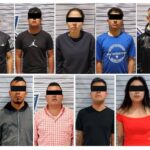 Presuntos detenidos familia michoacana.