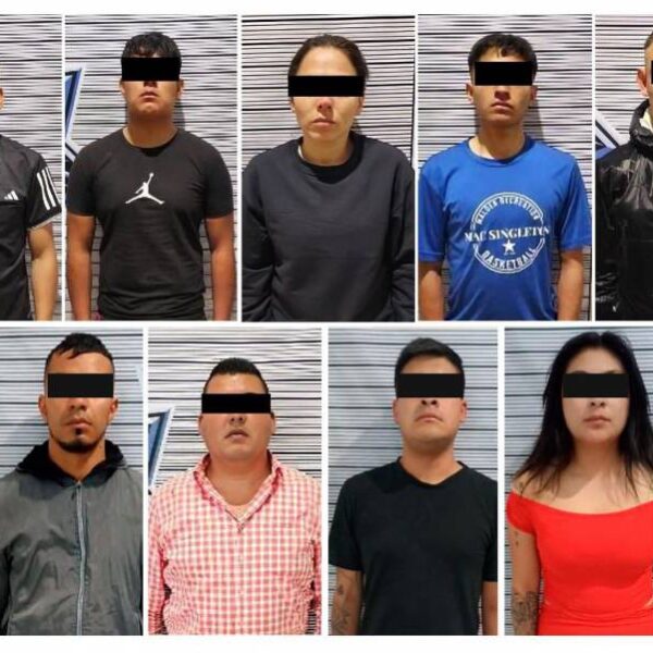 Presuntos detenidos familia michoacana.