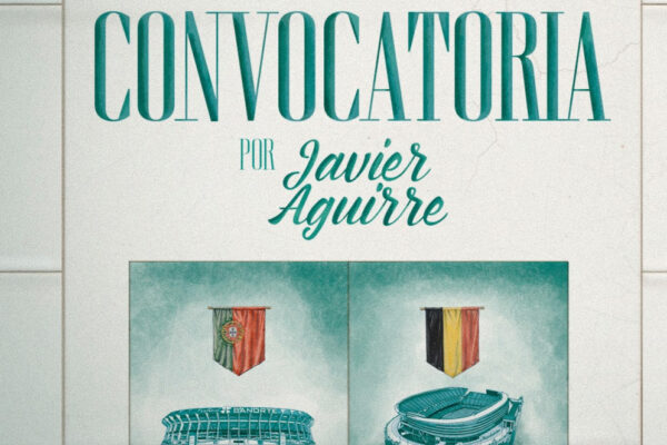 La Selección Mexicana de Fútbol presentó la convocatoria para los duelos ante Portugal y Bélgica. IMAGEN: Selección Nacional de México.