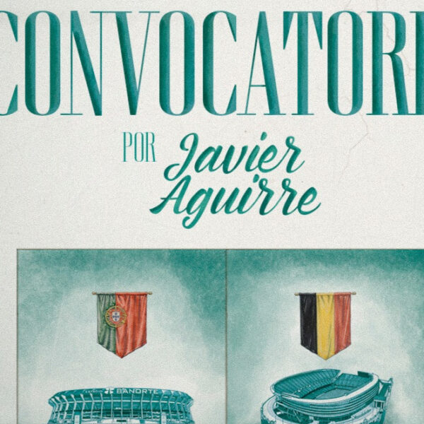 La Selección Mexicana de Fútbol presentó la convocatoria para los duelos ante Portugal y Bélgica. IMAGEN: Selección Nacional de México.