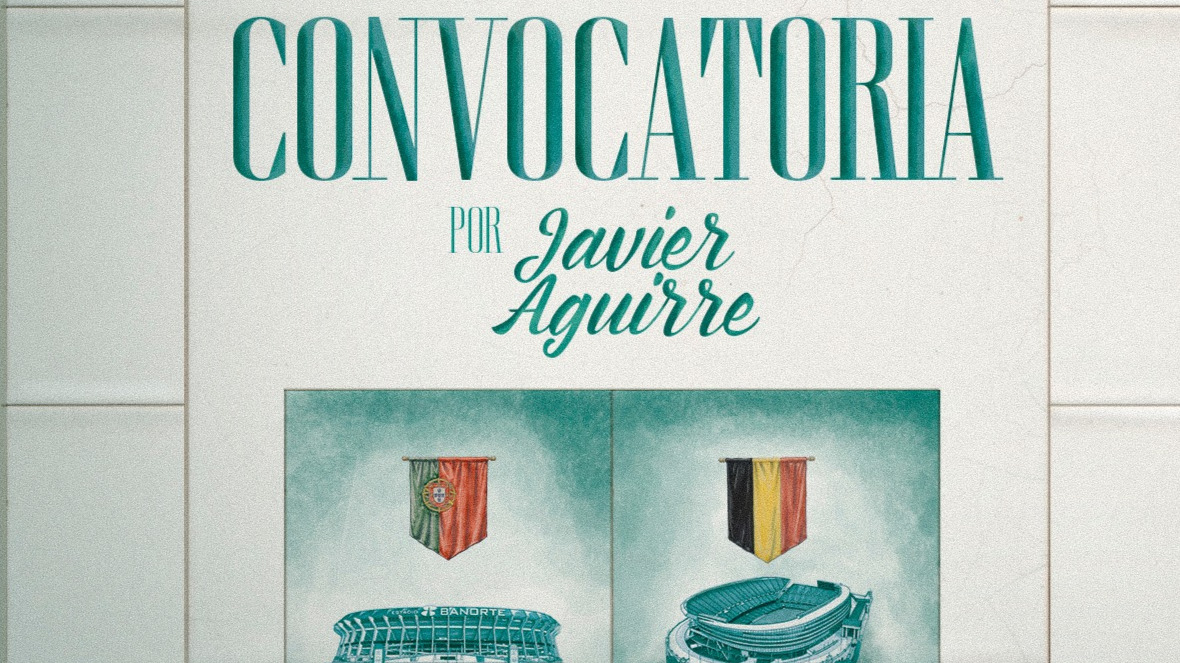 Aguirre lanza convocatoria del Tri para enfrentar a Portugal y Bélgica rumbo al Mundial 2026