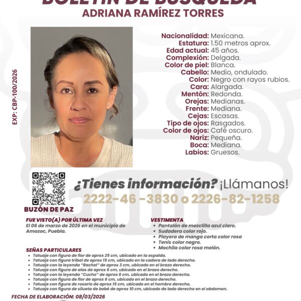 Foto: @busquedagobpue