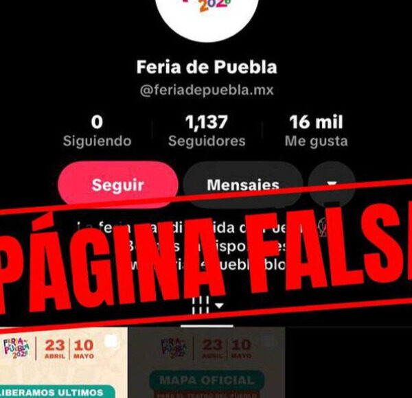 Autoridades estatales advirtieron sobre perfiles apócrifos que ofrecen boletos anticipados para la Feria de Puebla 2026.