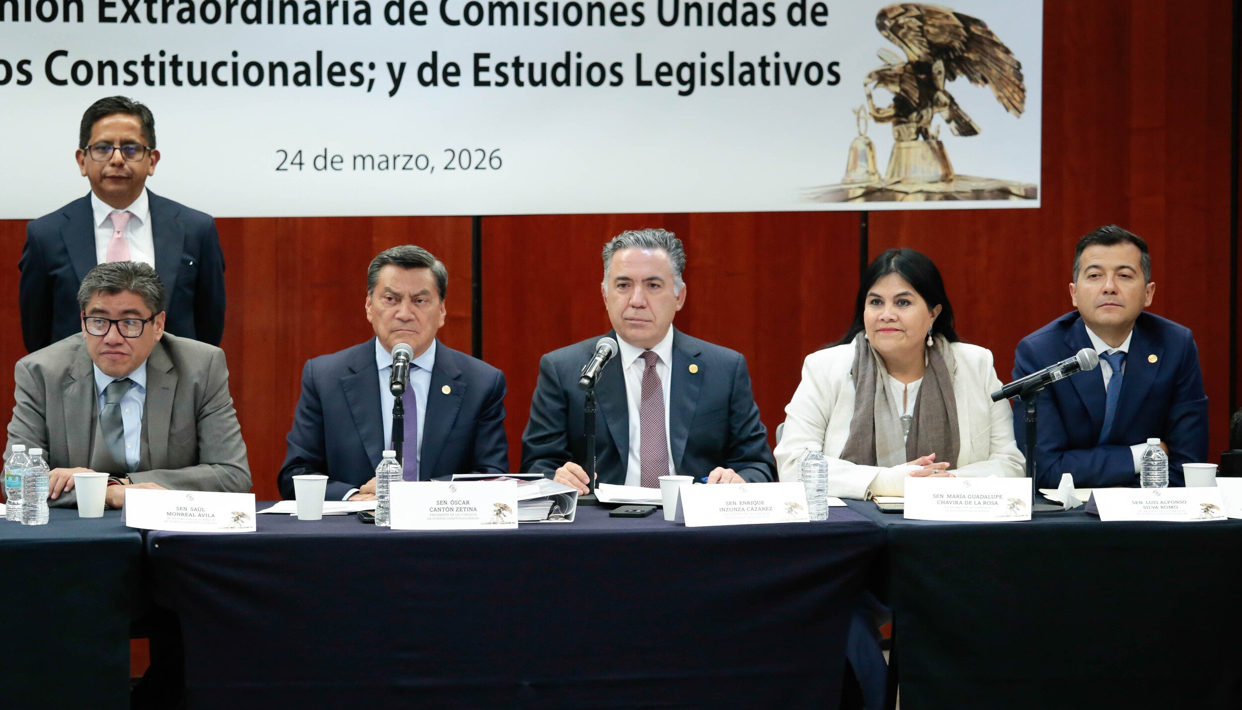 Avanza la reforma electoral en las comisiones del Senado; abre paso a su discusión en el Pleno, a pesar de ausencias. FOTO: Senado.