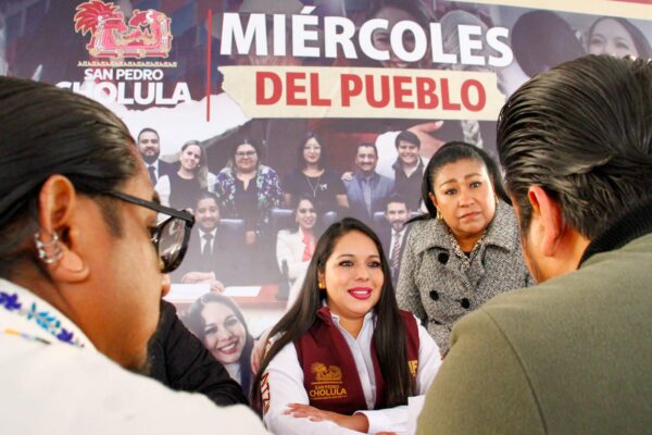 El Ayuntamiento de San Pedro Cholula realizó una edición más de Miércoles del Pueblo; adelantando que se llevará este programa a las juntas auxiliares.