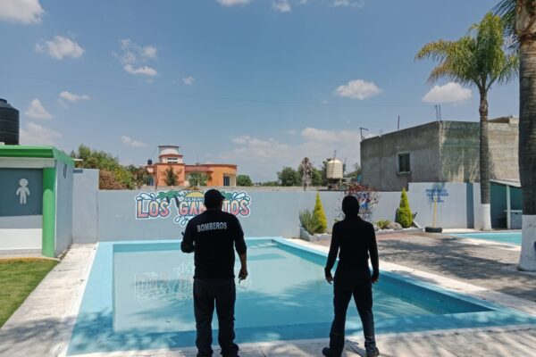 Protección Civil de San Pedro Cholula supervisa balnearios previo a Semana Santa para garantizar seguridad de visitantes.