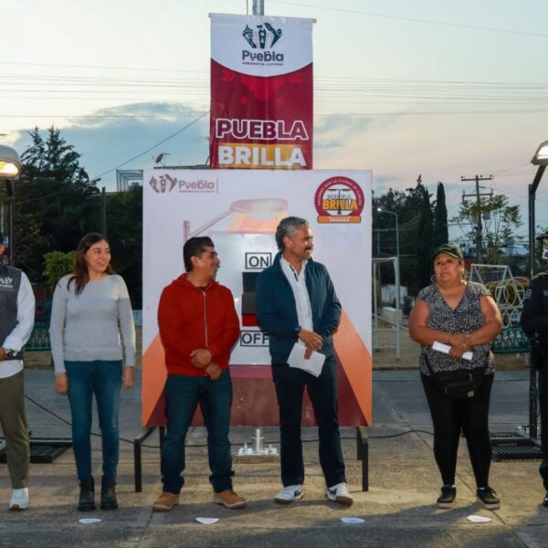 El Ayuntamiento de Puebla modernizó la infraestructura de alumbrado para recuperar espacios y generar entornos más seguros para las poblaciones de La Victoria y San Miguel Mayorazgo.