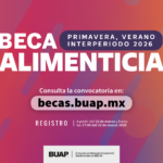 BUAP lanzó la convocatoria de la Beca Alimenticia, dirigida a estudiantes de nivel medio superior y superior. IMAGEN: BUAP.