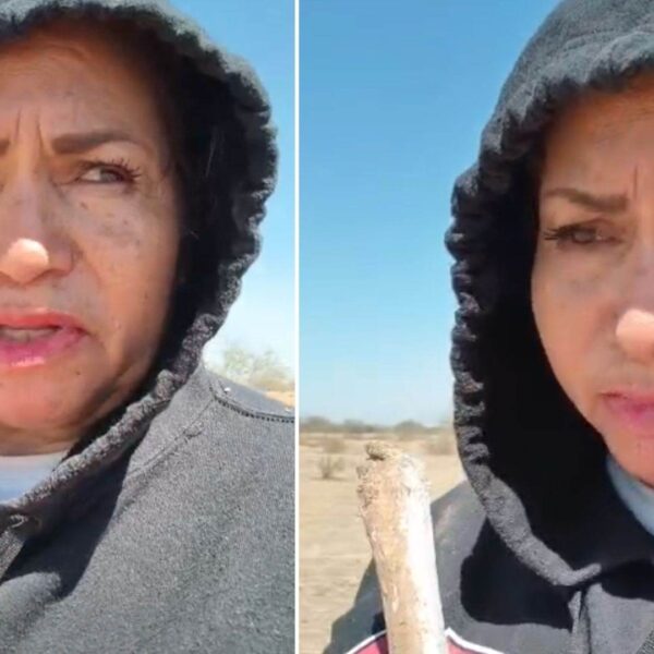 Los restos localizados por Ceci Flores el pasado 24 de marzo sí corresponden a su hijo Marco Antonio Sauceda Rocha. IMAGEN: X @CeciPatriciaF.