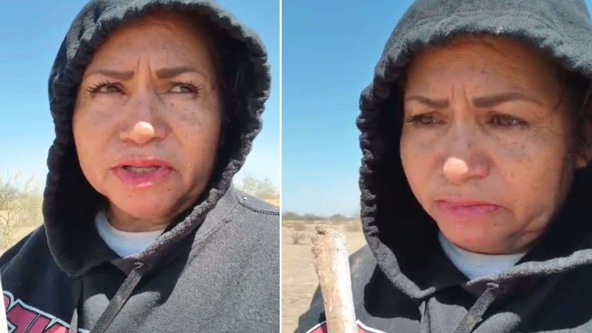 Los restos localizados por Ceci Flores el pasado 24 de marzo sí corresponden a su hijo Marco Antonio Sauceda Rocha. IMAGEN: X @CeciPatriciaF.