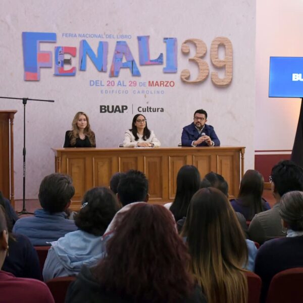 La BUAP alista la FENALI 39 con 416 actividades y 250 editoriales del 20 al 29 de marzo en el Carolino. FOTO: Cortesía.