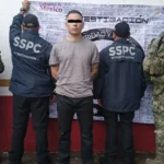 Capturaron en México a Ángel Esteban Aguilar Morales, alias “Lobo Menor”, presunto autor intelectual del asesinato del candidato presidencial ecuatoriano Fernando Villavicencio. FOTO: Gabinete de Seguridad.