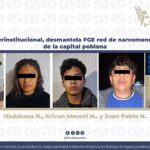 Una serie de denuncias vecinales derivó en un operativo que dejó al descubierto una red activa de distribución de droga. IMAGEN: FGE Puebla.
