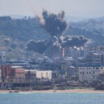 Irán interrumpió la navegación en el estrecho de Ormuz tras los ataques de Israel a Líbano, exigen cese de las hostilidades o romperán la tregua. FOTO: REUTERS.