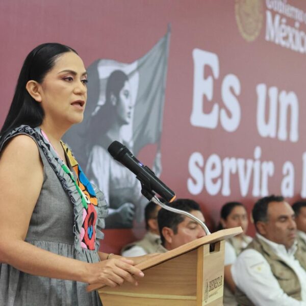 Ariadna Montiel se perfila para la dirigencia de Morena en relevo de Luisa María Alcalde, informa El País. FOTO: FB @AriadnaMontielReyes.