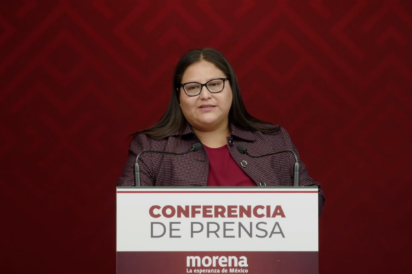 Citlalli Hernández asume la Comisión de Elecciones de Morena tras dejar la Secretaría de las Mujeres. IMAGEN: Captura de pantalla Morena.