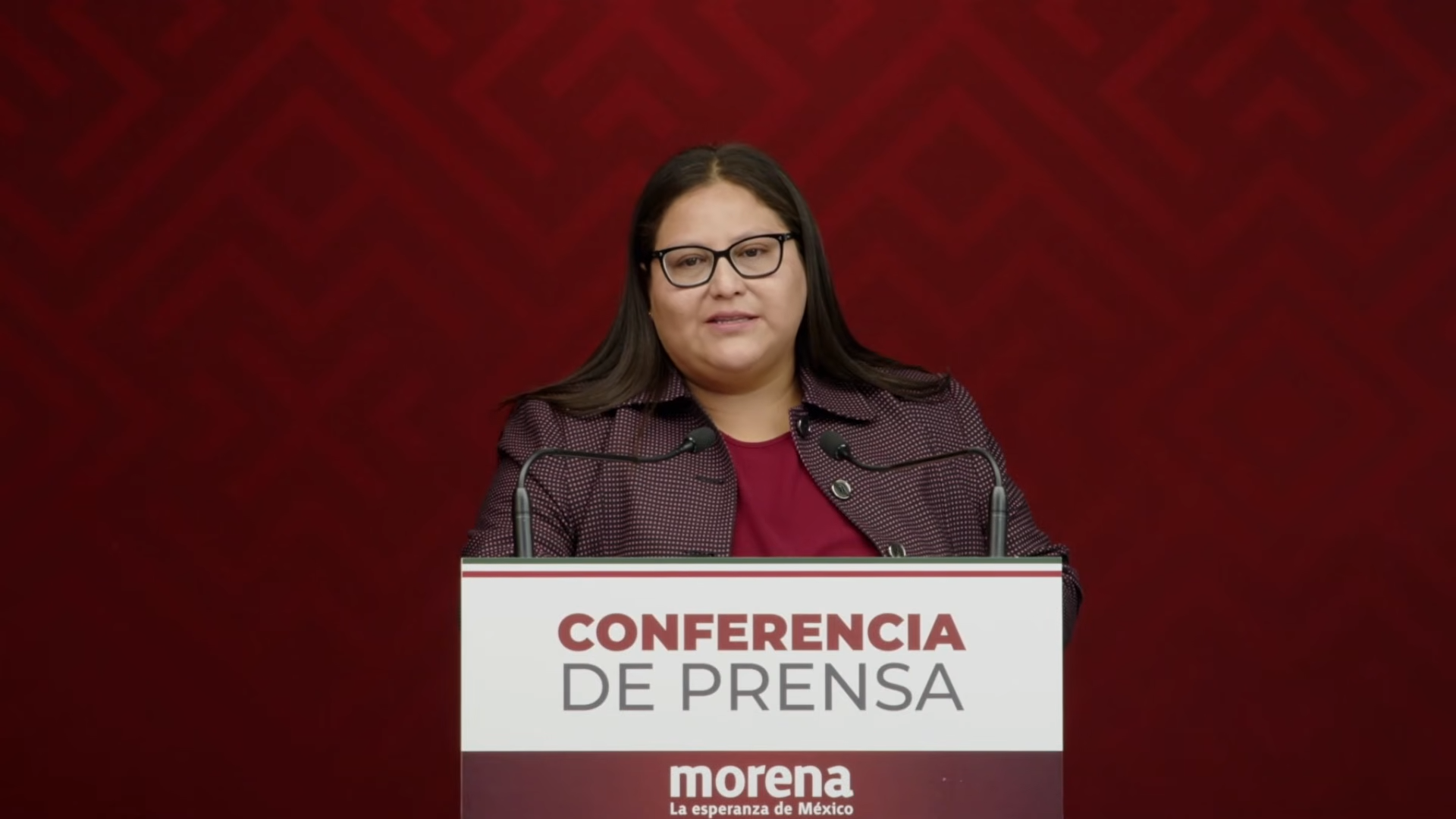 Citlalli Hernández asume la Comisión de Elecciones de Morena tras dejar la Secretaría de las Mujeres. IMAGEN: Captura de pantalla Morena.