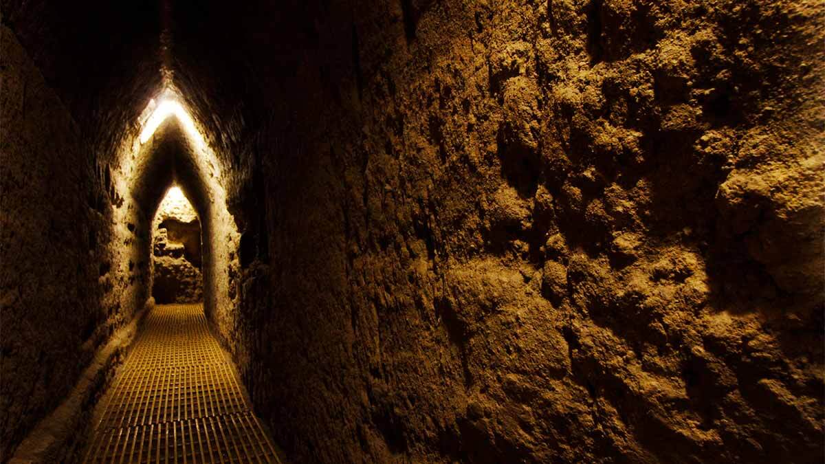 Tras 6 años de clausura, Cholula alista la reapertura de los túneles de la Gran Pirámide