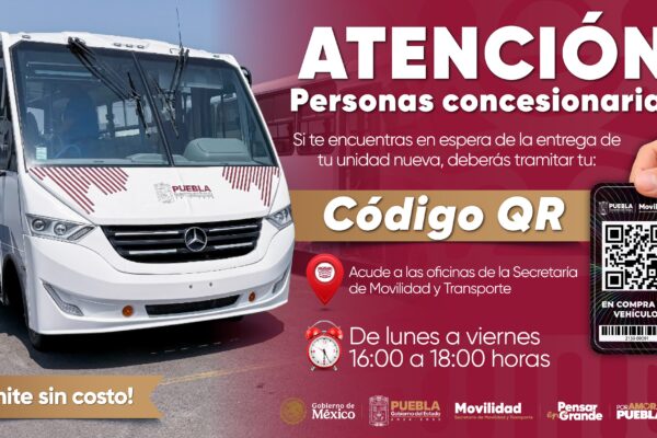 Más de 3 mil nuevas unidades ya circulan en Puebla como parte del programa estatal de modernización. IMAGEN: X MTGobPue.