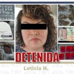 Desmantelan "narcotiendita" en el centro de San Pedro Cholula, logrando la detención de Leticia “N.”. IMAGEN: FGE Puebla.