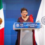 Ernestina Godoy presentó su Plan Estratégico de la FGR, centrado en combatir la ext*rsión, desaparición de personas y f3m1nicidio. FOTO: X @ErnestinaGodoy_.