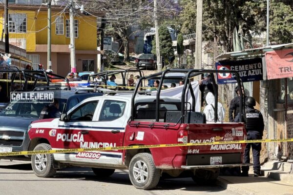 Autoridades descartan el secuestro de familiares tras el ases1nato de un joven de 26 años en una tortillería en Amozoc. FOTO: Callejero Noticias.