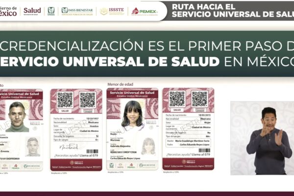 El 13 de abril inicia el registro para la Credencial del Servicio Universal de Salud. IMAGEN: Conferencia del Pueblo.