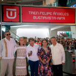 Claudia Sheinbaum inaugura el Tren Felipe Ángeles que conecta Buenavista con el AIFA. FOTO: Natalia Montiel.
