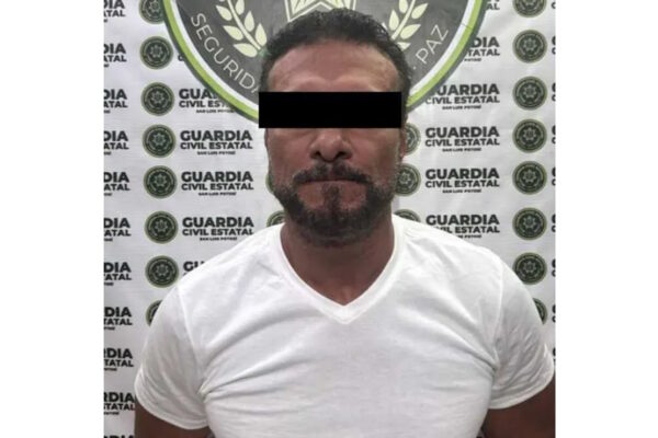 Alberto 'N' permanecerá en prisión preventiva por acusaciones de violencia familiar. FOTO: Guardia Civil Estatal SLP.