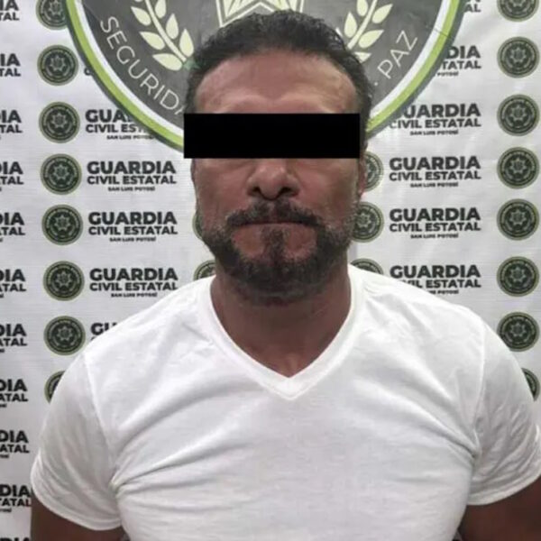 Alberto 'N' permanecerá en prisión preventiva por acusaciones de violencia familiar. FOTO: Guardia Civil Estatal SLP.