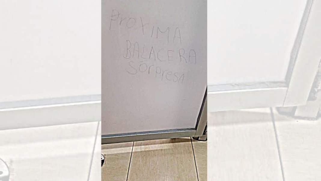 Amenaza escrita en baño activa protocolos de seguridad en el Hospital General del Sur