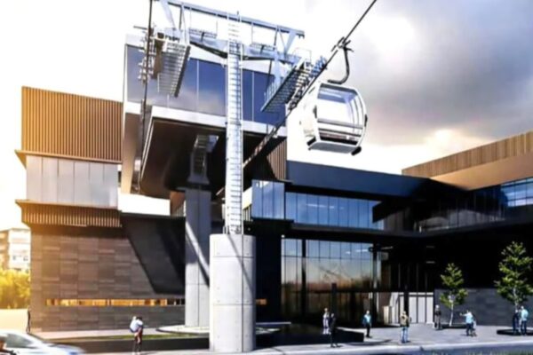 BUAP revisará el proyecto del cablebús para asegurar que los 13.6 km de ruta respeten sus áreas verdes y la ley ambiental. FOTO: Gobierno de Puebla.