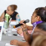 Colectivos de búsqueda de personas y autoridades estatales sostuvieron un encuentro para revisar pendientes y señalar fallas en el funcionamiento de las áreas responsables de las investigaciones FOTO: Gobierno de Puebla.