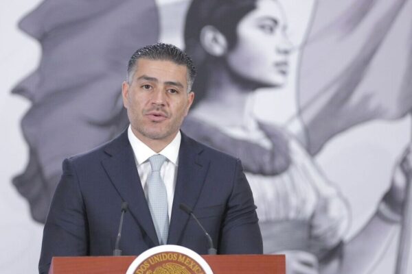 Harfuch califica como “inédito” ataque en Teotihuacán y descarta riesgos para el Mundial 2026. FOTO: Octavio Hoyos.